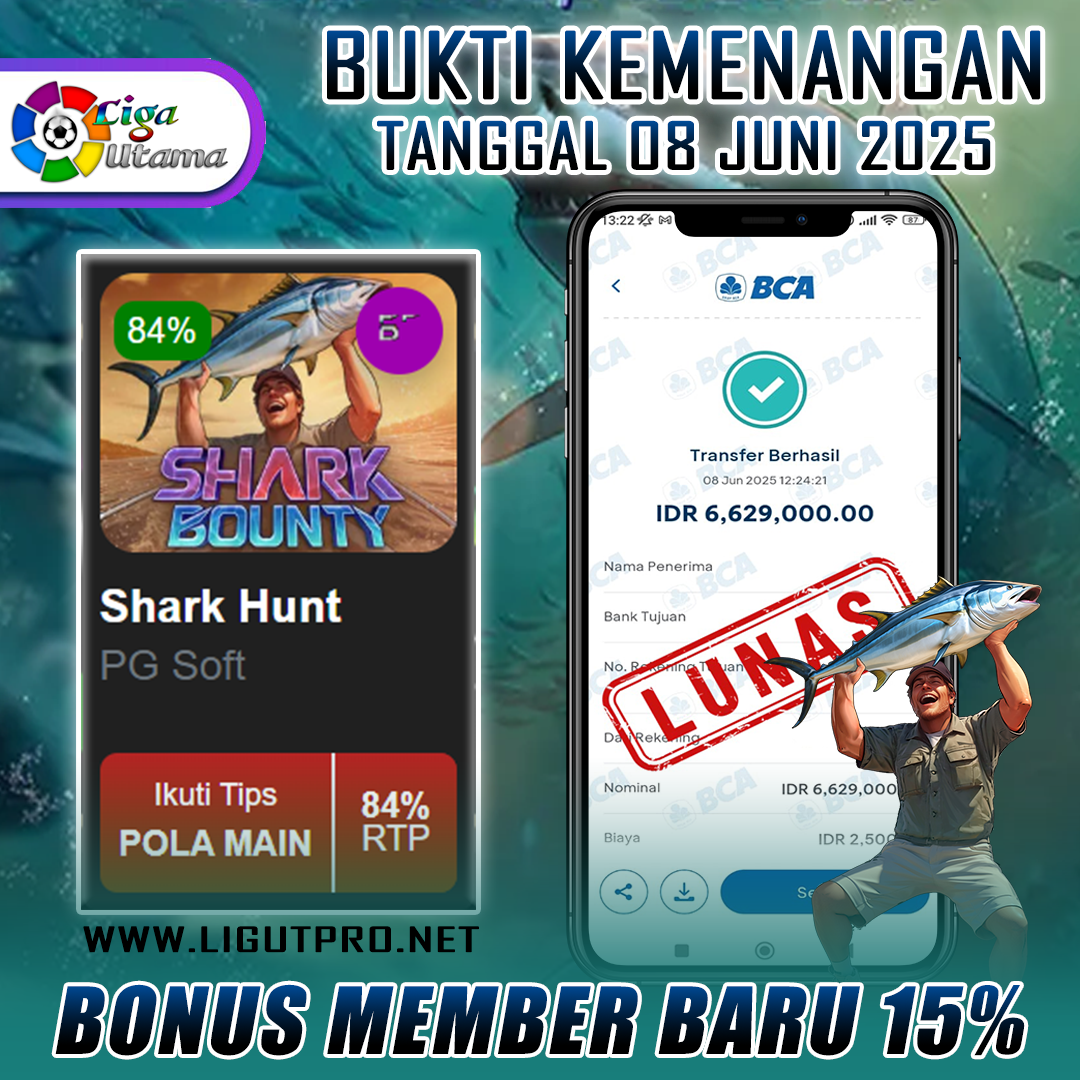 INFO KEMENANGAN LIGA UTAMA TANGGAL 08 JUNI 2025