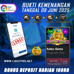 INFO KEMENANGAN LIGA UTAMA TANGGAL 09 JUNI 2025