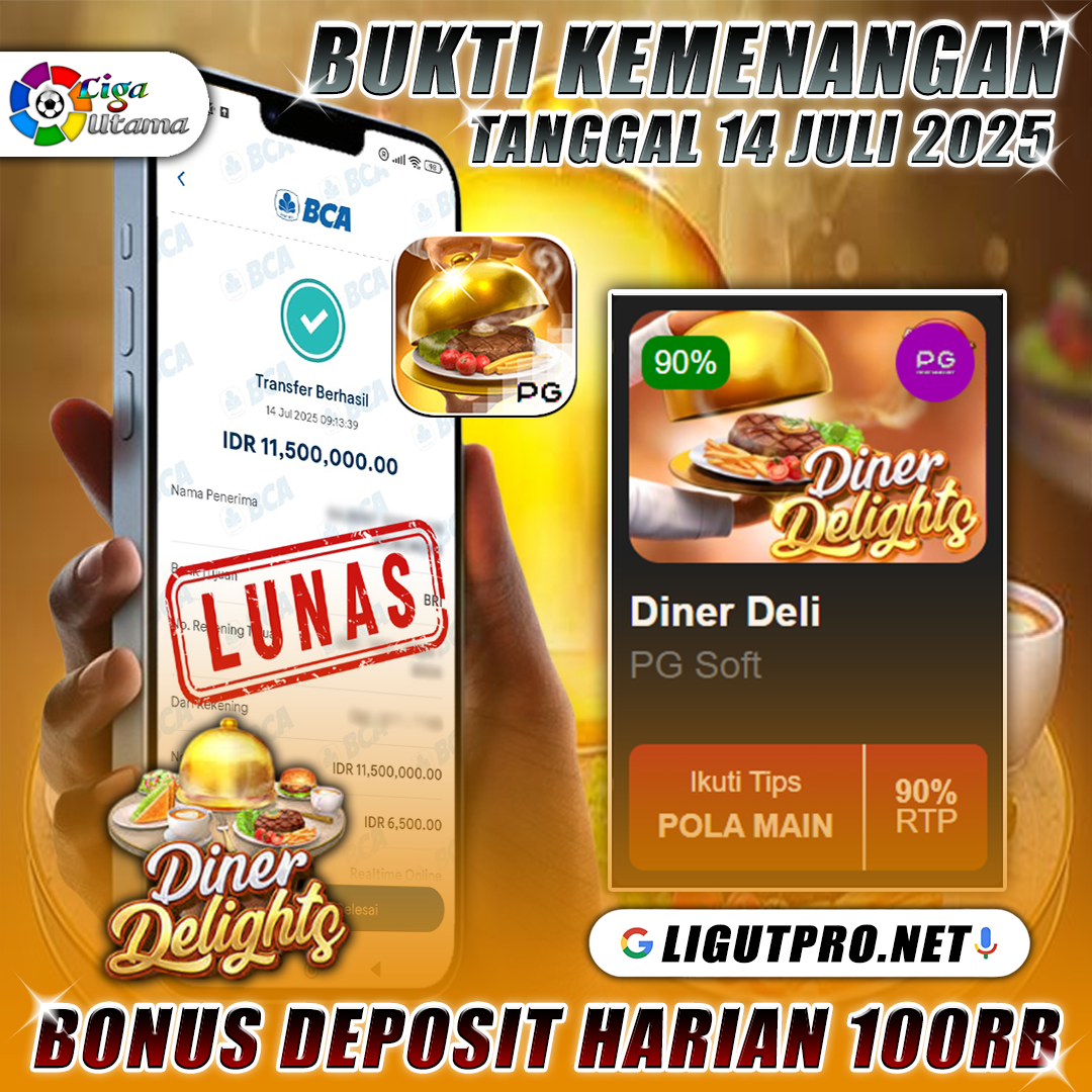 INFO KEMENANGAN LIGA UTAMA TANGGAL 14 JULI 2025