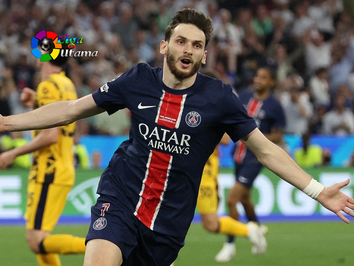 Man of the Match PSG vs Atalanta: Khvicha Kvaratskhelia