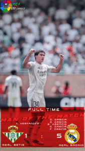 Man of the Match Real Madrid vs Real Betis: Gonzalo Garcia